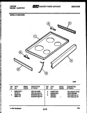 COOKTOP PARTS Diagram and Parts List for 31-3349-23-04  Tappan Range