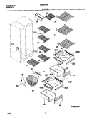 SHELVES Diagram and Parts List for GRS20HRHD2  Gibson Refrigerator