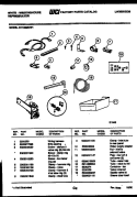 ICE MAKER INSTALLATION PARTS Diagram and Parts List for RT195MCF1  Frigidaire Refrigerator