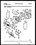 CABINET AND COMPONENT PARTS Diagram and Parts List for MLXE42RBD0  Frigidaire Washer Dryer Combo