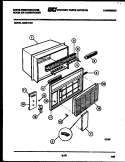 CABINET PARTS Diagram and Parts List for AS227L2K1  Frigidaire Air Conditioner
