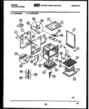 BODY PARTS Diagram and Parts List for 31-3979-23-02  Tappan Range