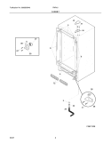 CABINET Diagram and Parts List for FMR15  Electrolux Freezer