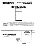 COVER Diagram and Parts List for FRT21NNCW1  Frigidaire Refrigerator