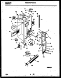 CABINET PARTS Diagram and Parts List for FRS24XHAB1  Frigidaire Refrigerator
