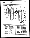 CONTROL PANEL Diagram and Parts List for 73-3957-23-06  Tappan Range