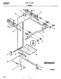 BURNER Diagram and Parts List for 30-2251-00-09  Tappan Range