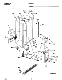 CABINET Diagram and Parts List for FRS20ZSHB3  Frigidaire Refrigerator