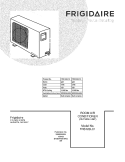 COVER Diagram and Parts List for FRS123LC12  Frigidaire Air Conditioner