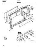 Part Location Diagram of 316082605 Frigidaire PANEL-CONTROL