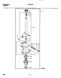 TRANSMISSION Diagram and Parts List for MLCE52RCS1  Frigidaire Washer