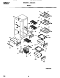 SHELVES Diagram and Parts List for GRS22WRBW1  Gibson Refrigerator