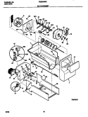 ICE CONTAINER Diagram and Parts List for FRS24WSGW2  Frigidaire Refrigerator