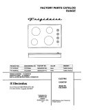 COVER Diagram and Parts List for FEC30S6ABC  Frigidaire Cooktop