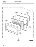 Part Location Diagram of 5304423406 Frigidaire LATCH