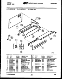 SPLASHER CONTROL Diagram and Parts List for 72-3657-00-10  Tappan Range