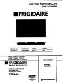 COVER Diagram and Parts List for FGC6X9XGCA  Frigidaire Cooktop