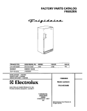 COVER Diagram and Parts List for FFU14FC4AW2  Frigidaire Freezer