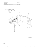 CONTROLS Diagram and Parts List for FAL125K1A2  Frigidaire Air Conditioner