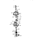 TRANSMISSION Diagram and Parts List for LA271JXW3  Frigidaire Washer