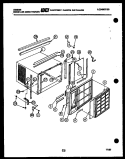CABINET PARTS Diagram and Parts List for AO23E6RRBC  Gibson Air Conditioner