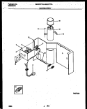 CONTROL PARTS Diagram and Parts List for WAC077T7A2  Frigidaire Air Conditioner