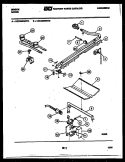 BURNER PARTS Diagram and Parts List for CGC3M3WSTD  Gibson Range