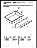 DRAWER PARTS Diagram and Parts List for KF420GDW6  Frigidaire Range