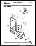 CABINET PARTS Diagram and Parts List for GFU09M2AW3  Gibson Freezer