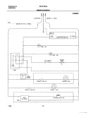 WIRING SCHEMATIC Diagram and Parts List for WRT21MP5AW4  Westinghouse Refrigerator