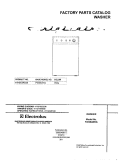 COVER Diagram and Parts List for FWXB45RGS0  Frigidaire Washer