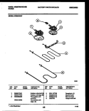 BROILER PARTS Diagram and Parts List for KF520GDH7  Frigidaire Range