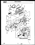 ICE MAKER AND INSTALLATION PARTS Diagram and Parts List for FPGS21TIAL0  Frigidaire Refrigerator