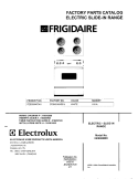 COVER Diagram and Parts List for FES300WCWJ  Frigidaire Range