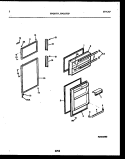 Part Location Diagram of 5303290026 Frigidaire PANEL-INNER DOOR