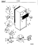 COOLING SYSTEM Diagram and Parts List for FRT18NNBW0  Frigidaire Refrigerator