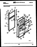 DOOR PARTS Diagram and Parts List for RT17F9WT3D  Gibson Refrigerator