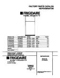 COVER Diagram and Parts List for FRT22RGCBB  Frigidaire Refrigerator