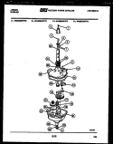 TRANSMISSION PARTS Diagram and Parts List for WA28F2WTFC  Gibson Washer