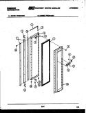 Part Location Diagram of 8009982 Frigidaire PANEL-EXT Freezer  WHEAT