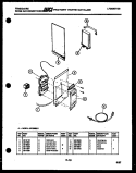ELECTRICAL PARTS Diagram and Parts List for AR16NS8E1  Frigidaire Air Conditioner