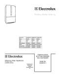 COVER Diagram and Parts List for EI23BC51IS1  Electrolux Refrigerator