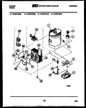 POWER CONTROL Diagram and Parts List for 76-4967-00-09  Tappan Microwave Oven Combo