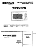 COVER Diagram and Parts List for TMS062E1S0  Tappan Microwave