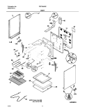 BODY Diagram and Parts List for FEF336ASE  Frigidaire Range