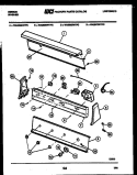 CONSOLE AND CONTROL PARTS Diagram and Parts List for WA28F2WTFC  Gibson Washer
