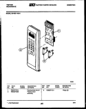 CONTROL PANEL Diagram and Parts List for 56-4851-10-01  Tappan Microwave
