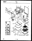 BODY PARTS Diagram and Parts List for 30-2761-00-05  Tappan Range