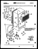 SYSTEM AND AUTOMATIC DEFROST PARTS Diagram and Parts List for GTN155WHV2  Uni Refrigerator