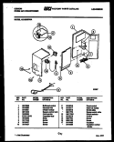 ELECTRICAL PARTS Diagram and Parts List for AK18E5RWA  Gibson Air Conditioner